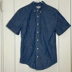 Goodfellow & Co Casual Blue Button Down Cotton Shirt